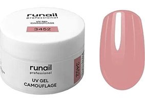 Runail Camouflage Uv 3452 Pembe Parlak Kalıcı Jel Oje