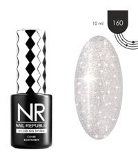Nail Republic Wedding 160 Gri Işıltılı Kalıcı Simli Oje