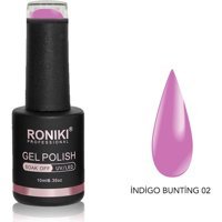 Roniki Indigo Bunting 02 Mor Parlak Kalıcı Oje