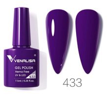 Venalisa Uv Led Hema Free 433 Mor Parlak Kalıcı Oje