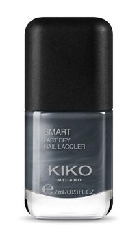 Kiko Milano Smart Fast Dry Anthracite 96 Gri Parlak Simli Oje