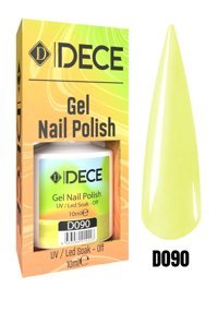 Dece D090 Sarı Parlak Kalıcı Simli Oje