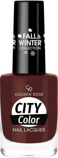 Golden Rose City Color Nail Lacquer 319 Bordo Parlak Oje