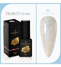 Born Pretty Trubuty Serisi 01 Beyaz Işıltılı Kalıcı Simli Oje