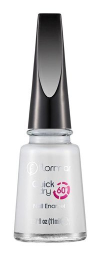 Flormar Quick Dry Nail Enamel 19 Beyaz Parlak Oje