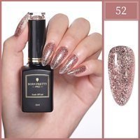 Born Pretty Pro Gold Serisi 52 Pembe Parlak Kalıcı Simli Oje