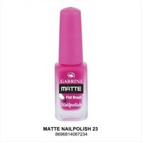 Gabrini Flat Brush 23 Pembe Mat Oje