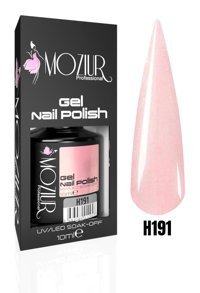 Moziur H191 Pembe Işıltılı Kalıcı Oje