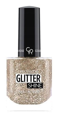 Golden Rose Extreme Gel Shine 207 Kahverengi Işıltılı Simli Oje