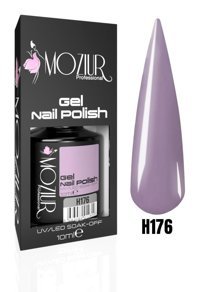 Moziur H176 Mor Parlak Kalıcı Oje