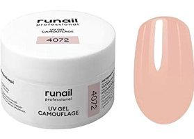 Runail Camouflage Uv 4072 Pembe Parlak Kalıcı Jel Oje