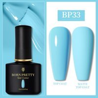 Born Pretty Pro BP33 Mavi Mat Kalıcı Oje