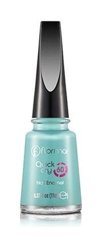 Flormar Quıck Dry Naıl Enamel 15 Mavi Işıltılı Oje