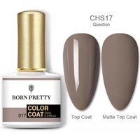 Born Pretty CHS17 Gri Parlak Kalıcı Oje