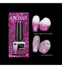 Ursugar Thermal Pembe Işıltılı Kalıcı Simli Oje