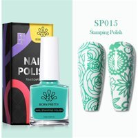 Born Pretty Nail Stamping SP015 Mavi Parlak Kalıcı Oje