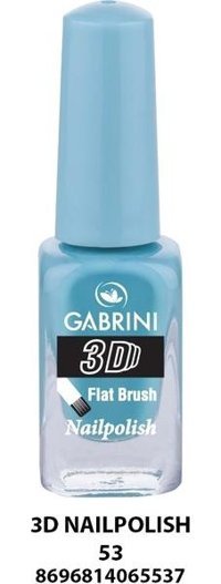 Gabrini 3D 53 Mavi Parlak Oje