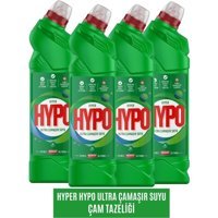 Hyper Hypo Çam Tazeliği Banyo-Mutfak İçin Konsantre Jel Çamaşır Suyu 4x750 ml