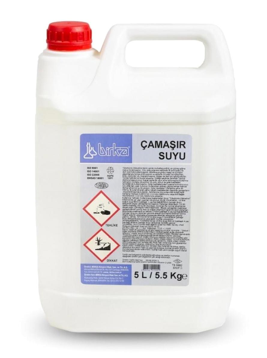 Birka Kokulu Banyo İçin Sıvı Çamaşır Suyu 4x5 lt