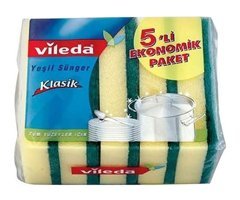 Vileda Klasik 5'li Bulaşık Süngeri