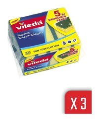 Vileda Hijyenik 15'li Bulaşık Süngeri