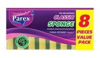 Parex Düz 8'li Bulaşık Süngeri