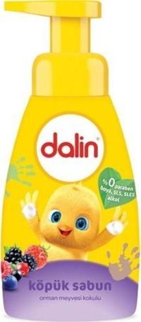 Dalin Köpük Sabun Göz Yakmayan Hipoalerjenik Yenidoğan Hassas Ciltler İçin Orman Meyve Bebek Şampuanı 200 ml
