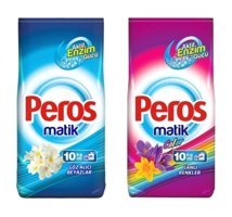 Peros Beyazlar ve Renkliler İçin 132 Yıkama Toz Deterjan 2 x 10 kg