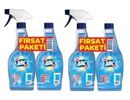 Abc Cam Temizliyici Sprey 4x750 ml