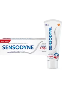 Sensodyne Diş Eti-Beyazlatıcı Naneli Florürlü Diş Macunu 75 ml