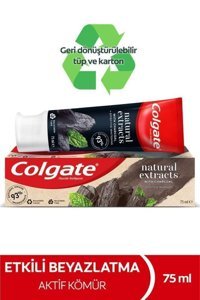 Colgate Kömürlü Organik Florürlü Diş Macunu 75 ml
