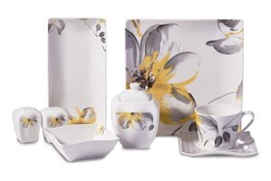 Korkmaz New Bone A8571 Desenli 28 Parça 6 Kişilik Porselen Kahvaltı Takımı Çok Renkli
