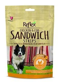 Reflex Sandwich Strips Tavuklu Köpek Ödül Maması 80 gr