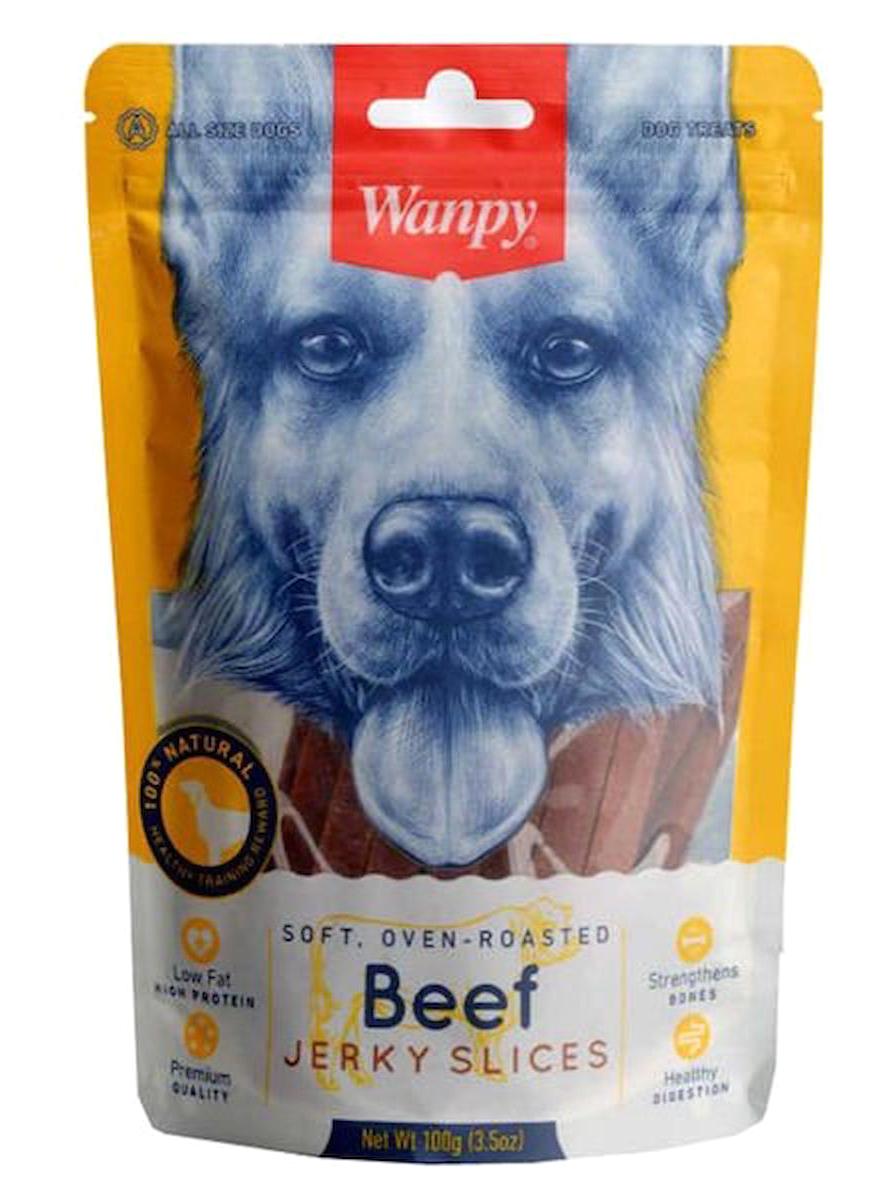 Wanpy Soft Oven Roasted Sığır Etli Köpek Ödül Maması 100 gr
