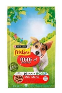 Friskies Etli Küçük Irk Köpek Maması 4x1.5 kg