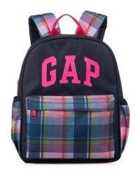 Gap Kids Çizgili Su Geçirmez 2 Gözlü Çok Renkli İlkokul Kız Sırt Çantası