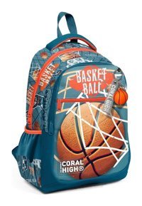 Coral High Basketbol 3 Gözlü Çok Renkli İlkokul Erkek Sırt Çantası