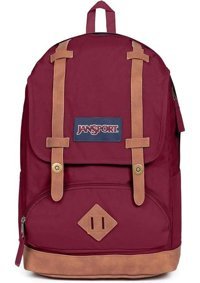 Jansport Cortland 3 Gözlü Bordo Lise Unisex Sırt Çantası