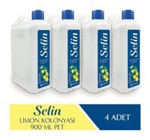 Selin 80 Derece Limon Kolonya 4x900 ml