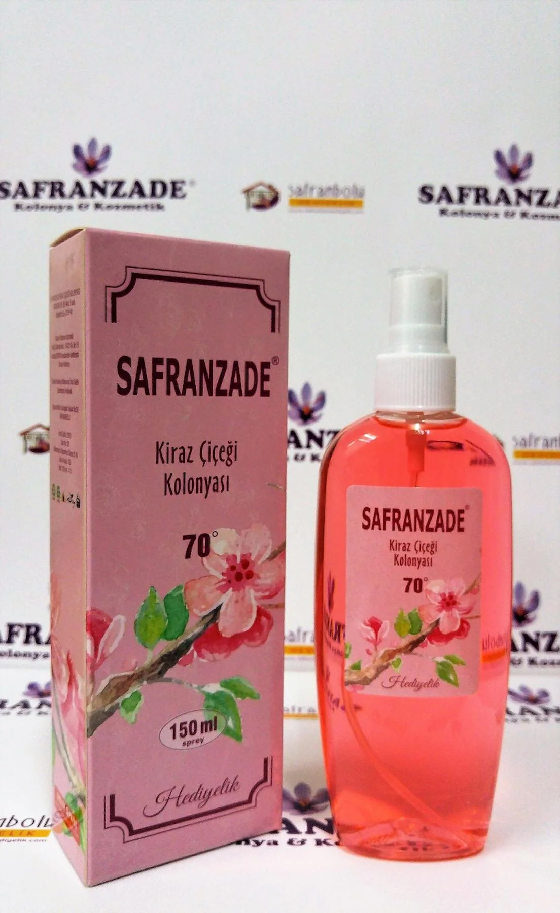 Safranzade Ferahlatıcı Kiraz Çiçeği Kolonya 150 ml