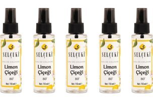 Selçuki 80 Derece Limon Çiçeği Kolonya 5x110 ml