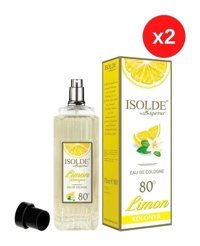 Zigavus 80 Derece Limon Sprey Cam Şişe Kolonya 2x75 ml