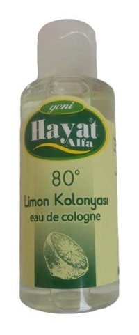 Hayat 80 Derece Limon Kolonya 50 ml