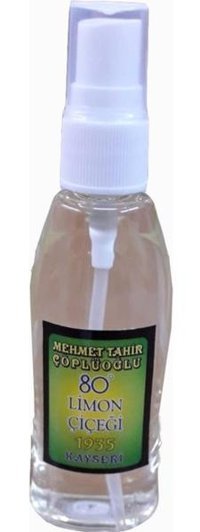 Mehmet Tahir Çöplüoğlu 80 Derece Limon Çiçeği Sprey Kolonya 50 ml
