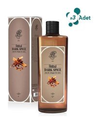 Rebul 80 Derece Dark Spice Cam Şişe Kolonya 3x270 ml