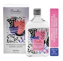Pomellos 80 Derece Orkide Çiçeği Cam Şişe Kolonya 250 ml