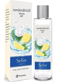 Selin Nemlendiricili Cam Şişe Kolonya 180 ml