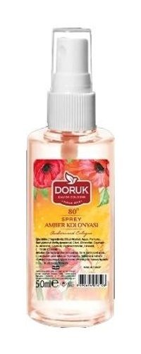 Doruk Amber Sprey Kolonya 6x50 ml