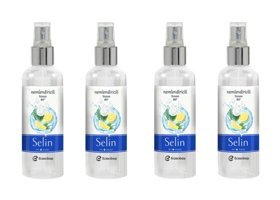 Selin Nemlendiricili Limon Sprey Kolonya 4x100 ml