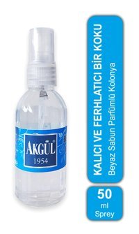 Akgül Beyaz Sabun Sprey Kolonya 50 ml
